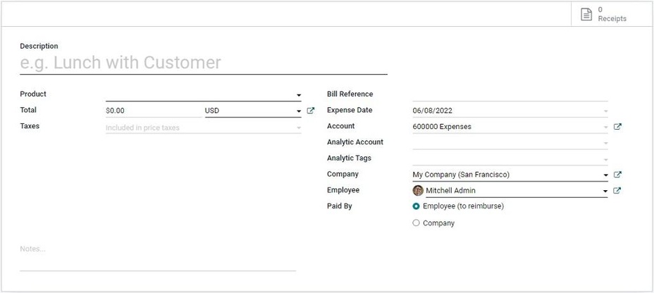 Odoo • Kép és szöveg