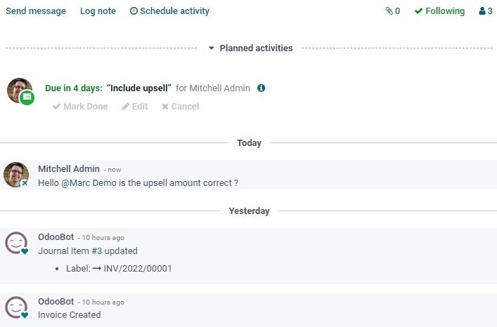 Odoo • Kép és szöveg