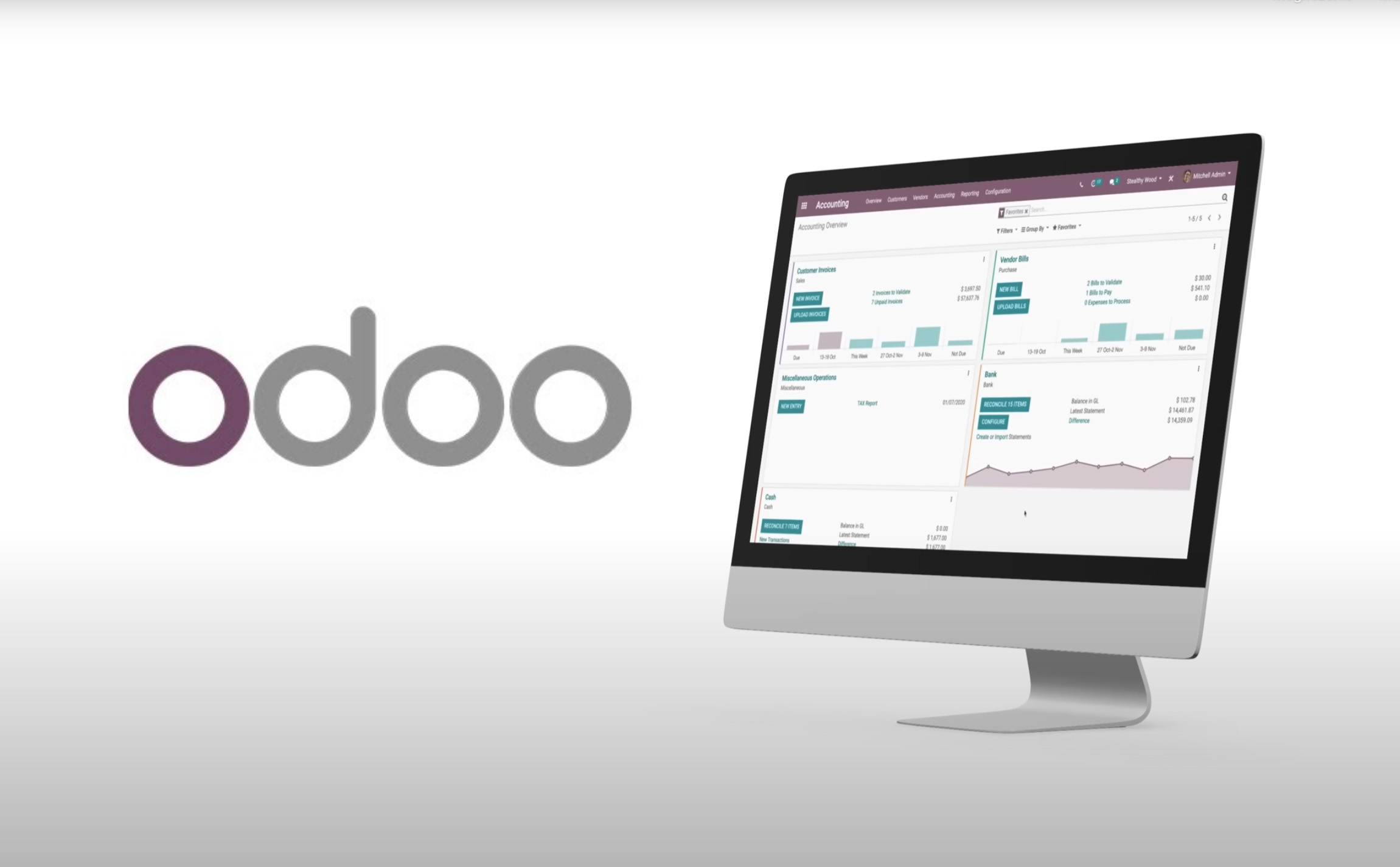 Odoo • Kép és szöveg