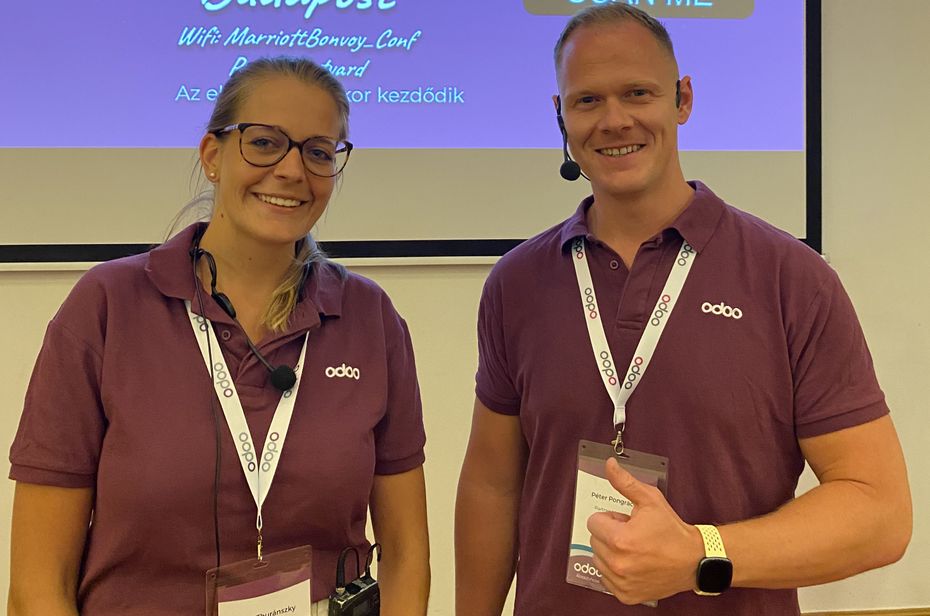 Odoo • Kép felirattal
